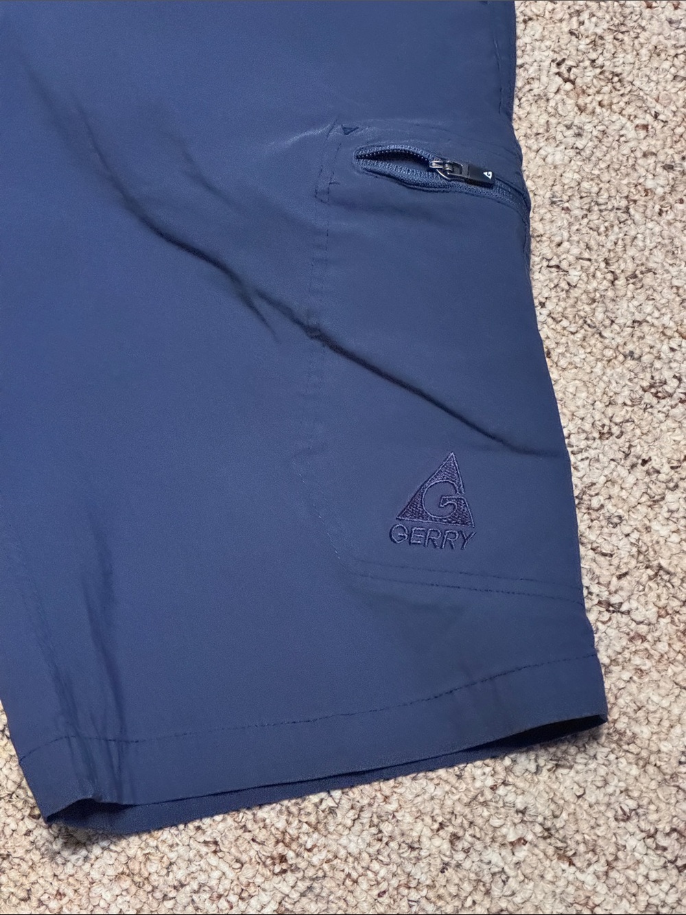 Gerry Weber Men's Dark Navy Hybrid Cargo Shorts - Picture 2 of 5